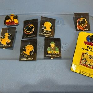 Vintage Gift Creations Dick Tracy Pins Disney